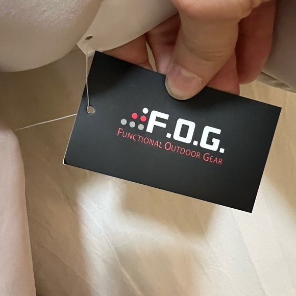 Women's Beige Quilted Jacket with Faux Fur Trim - Picture 8 of 9